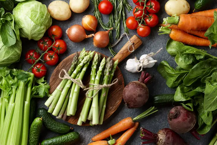 Alimentos de primavera.