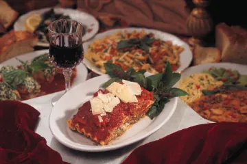 Comida italiana.