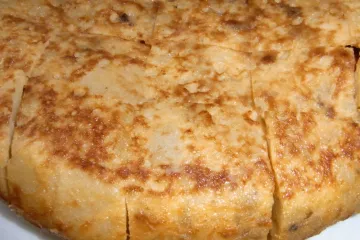 Tortilla española de patatas.