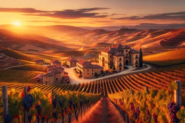Imagen del paisaje de la Rioja.