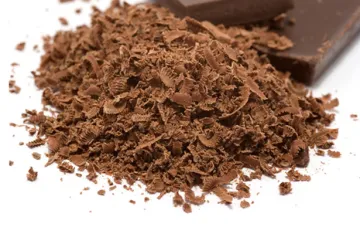 Chocolate rallado.