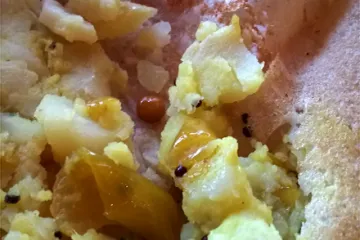 Dosa con relleno.