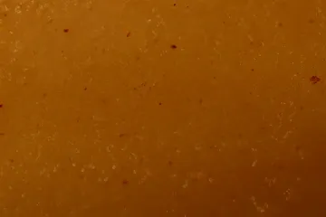 Detalle de puré de pera.