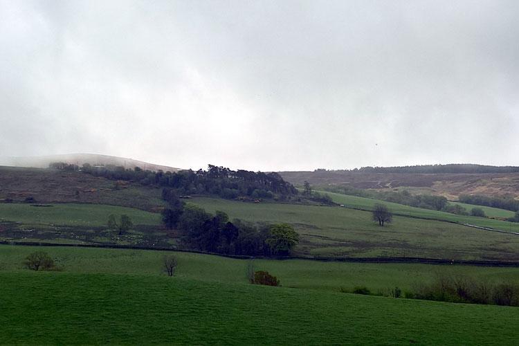 Paisaje del sur de Escocia.