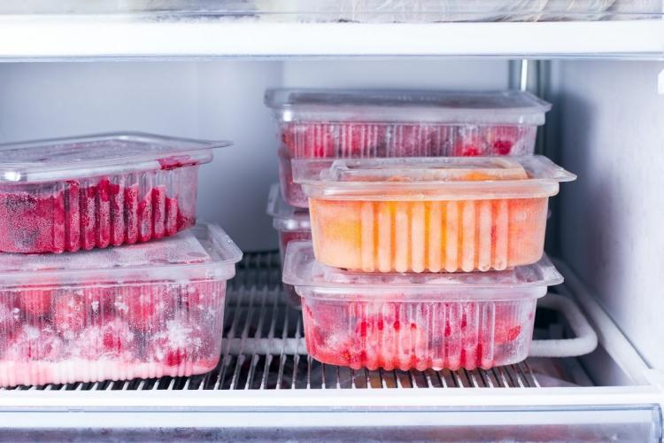 Fruta y verdura congeladas.
