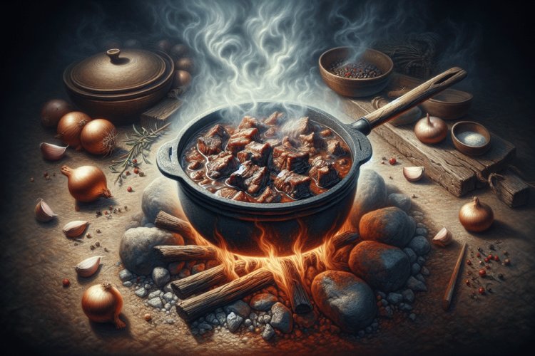 Seswaa es un guisado de carne cocinado a fuego lento.