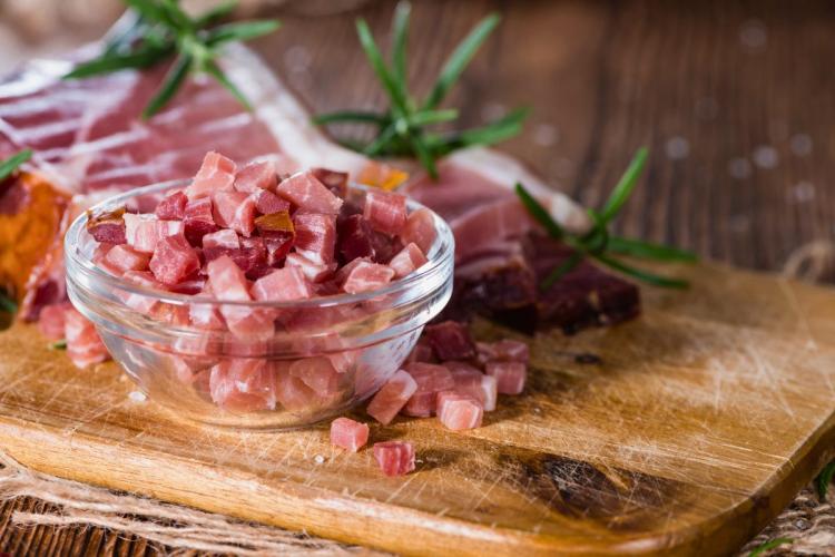 Dados de jamón.