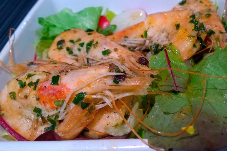 Langostinos a la italiana.