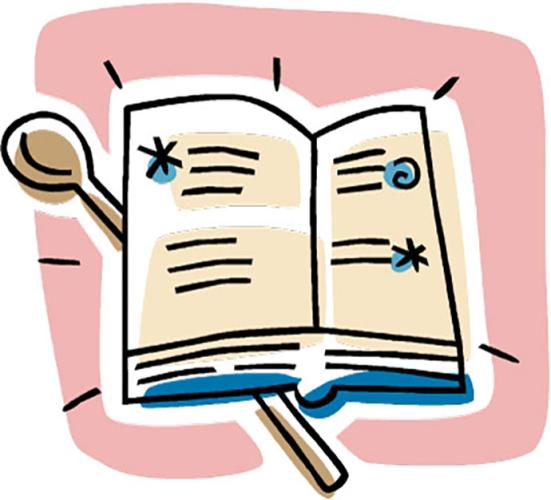 Libro de cocina, dibujo.