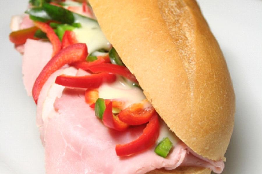 Bocadillo submarino al estilo de Nueva Jersey.