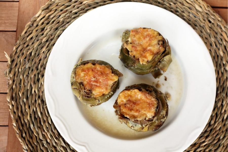 Alcachofas rellenas.