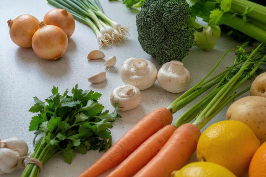 Verduras y hortalizas cuyos restos se pueden aprovechar.