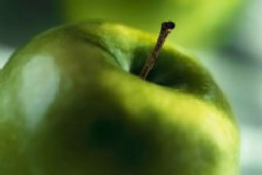 Manzana verde de la variedad de cocina.