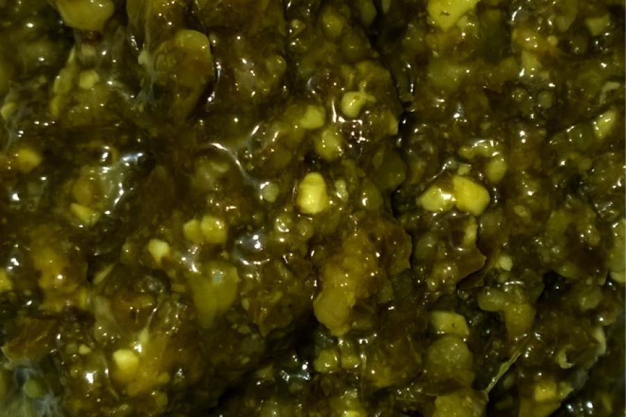 Salsa de menta.