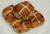 Bollos de Pascua ingleses o hot cross buns.