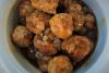 Albóndigas en salsa hechas en cazuela al estilo gaditano.