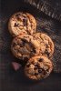 Galletas con pepitas de chocolate.