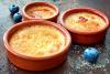 Crème brûlée en cazuelitas de barro.