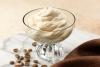 Mousse de café en copa de cristal.