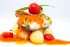 Bacalao a la portuguesa, bacalao al horno con salsa portuguesa.