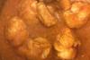 Detalle de rape al pan frito.