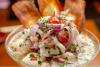 Cebiche de pescado al estilo peruano.