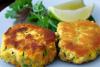 Tortitas de atún y maíz, rendición IA.