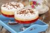 Trifle inglés en copas individuales.