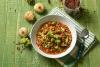 Sopa de lentejas con romanesco.