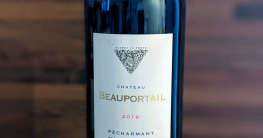Botella de vino Beauportail.